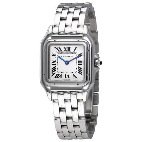 silver women cartier watch|cartier women's watches on sale.